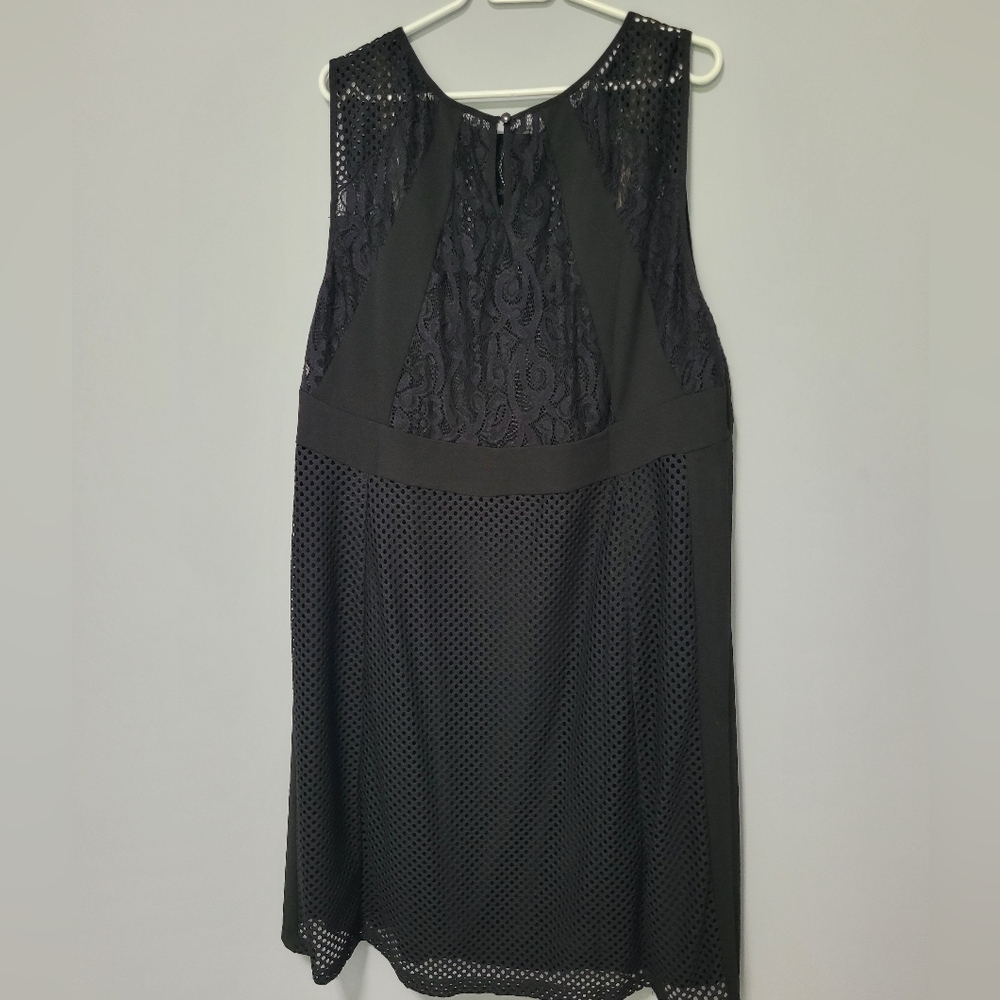 Michel Studio Black Dress,‎ lace, plus size